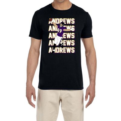 Tenacious Tops Black Baltimore Mark Andrews Text Pic T-Shirt Youth Small