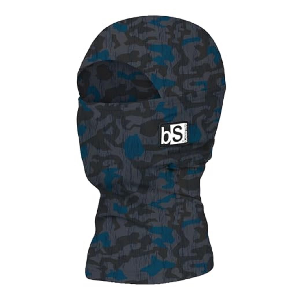 BLACKSTRAP Kids' Hood ExoHinge Balaclava Ski Mask, Helmet Compatible, Keeps Kids Comfortable and Warm, [Frontline Slate]
