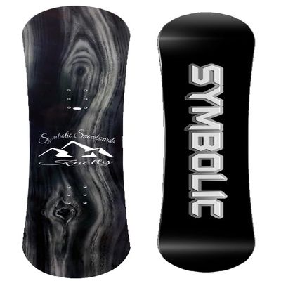 Symbolic Knotty Snowboard Wood Grain 2025 140 145 150 155 157 160 163 167 170 (155cm Hybrid Rocker)