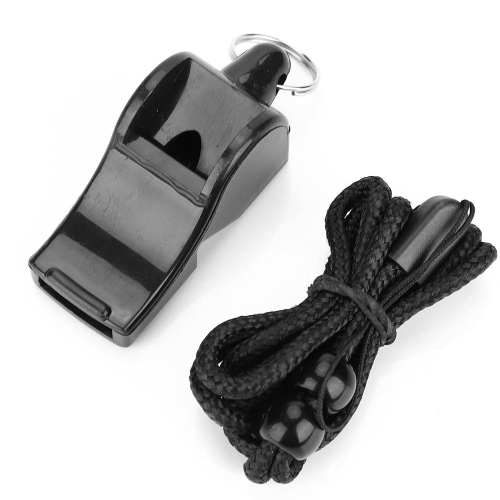 Sports with Lanyard,Basketball Sports Training Referee Whistle Camping Survival Emergency Life Saving