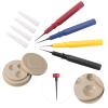 Watch Oil Kit, Oilers Plastic Watch Repair Kit Synthetic Clock Oil Kit Applicator Watch Precision Oiler with 1 Oil Cup 4 Different Size Oil Pen for Watchmaker Watches Clocks Repair view 1