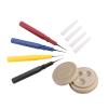 Watch Oil Kit, Oilers Plastic Watch Repair Kit Synthetic Clock Oil Kit Applicator Watch Precision Oiler with 1 Oil Cup 4 Different Size Oil Pen for Watchmaker Watches Clocks Repair view 2