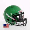 Riddell Speed Victor I - Youth w/Black S-2BD-HS4-1P + US Helmet Flag Decal (GB Gold, XX-Small/X-Small) - Green Gridiron view 3