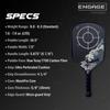 Engage Pursuit Pro1 6.0 Pickleball Paddle - Raw T700 Toray Carbon Fiber for Extreme Spin - MachPro Core for Maximum Power & Control (Camouflage, Standard Weight (8.0-8.3oz)) view 2