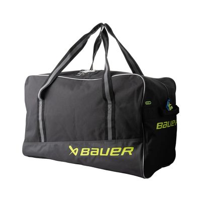 Bauer Hockey Core Carry Bag '24 (Black/Neon, Junior/Medium (32"x18"x16"))