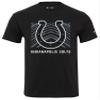 Zubaz NFL Adult Unisex Cotton Heavyweight Short Sleeve T-Shirt Black with Grey Tonal Tunnel Logo for Men and Women, Indianapolis Colts, Large view 1