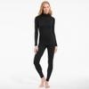 Lands' End Women's Baselayer Cozy Thermaskin Turtleneck Top Small Black view 4