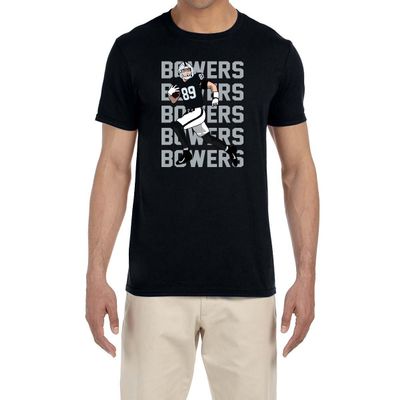 Black Las Vegas Brock Bowers Text Pic T-Shirt Youth XL