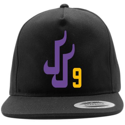 Tenacious Tops Snapback Black Minnesota JJ McCarthy Logo Hat