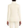 Lands' End Women's Baselayer Cozy Thermaskin Turtleneck Top X-Small Fresh Ivory view 2