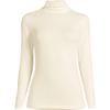 Lands' End Women's Baselayer Cozy Thermaskin Turtleneck Top X-Small Fresh Ivory view 3