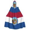 MUFLVDX Missouri State Flag Unisex Hooded Robe Cloak Halloween Cool Cosplay Witch Costume Adults Cloak Party Cape view 1