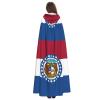 MUFLVDX Missouri State Flag Unisex Hooded Robe Cloak Halloween Cool Cosplay Witch Costume Adults Cloak Party Cape view 4