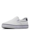 Lugz Men's Clipper Classic Slip-on Fashion Sneaker, White/Peacoat Blue, 7.5 W view 1