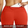 Soothfeel Women's Joggers with Zipper Pockets High Waisted Athletic Workout Yoga Pants Joggers for Women (Poppy, XL) view 4
