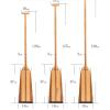 kowaku Wooden, Dragon Boat Paddle, Handheld Adults Boat Accessories Beginner Replacement Rowing Oars Wooden Boat Paddle, 120cmx18cm. view 3