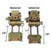 L4G24 NVG Mount FDE Long  Tactical Metal Helmet Bracket for PVS-14, PVS-15, PVS-18, GPNVG18 Night Vision Goggles  Fits Fast, MICH, ACH Helmets view 4