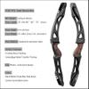ILF Recurve Bow 66/68/70 Inch Takedown Bow for Adult Youth 18-44lbs,Takedown Recurve for Athletic Competition,ILF Bow Riser& Limbs,Right Handed (Black, 66inch-38lbs) view 2