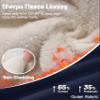 TACVASEN Women's Fleece Lined Pants Winter Sherpa Sweatpants Thermal Warm with Pockets Straight Leg Casual Snow Navy S view 4