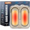 TempBliss 14000mAh Hand Warmers Rechargeable with Charging Compartment, 2 Pack Electric Hot Hands Warmers, Smart Temperature Control, Portable Pocket Heater for Camping, Fishing, Golf, Outdoor, (Gold) view 1