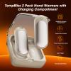 TempBliss 14000mAh Hand Warmers Rechargeable with Charging Compartment, 2 Pack Electric Hot Hands Warmers, Smart Temperature Control, Portable Pocket Heater for Camping, Fishing, Golf, Outdoor, (Gold) view 2