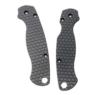 1 Pair Aluminum Scales Handle Fits for C81 Paramilitary 2, Custom CNC Anodized Handle Patch DIY Replacement(Black)
