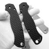 1 Pair Aluminum Scales Handle Fits for C81 Paramilitary 2, Custom CNC Anodized Handle Patch DIY Replacement(Black) view 2