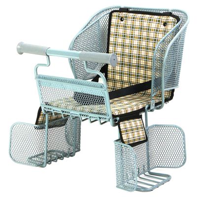 Child Bike Seat,Rear Bicycle Seat for Child,Quick Dismounting Mount Kid Carrier with Non-Slip Armrests Protective Netand Pedals Padded Seat Belt for Adult Bike Beach Cruiser Bab'y Safety Seats, A