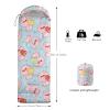 AILONEN Cartoon Pink Pig Sleeping Bag,3 Season Warm & Cool Weather,Lightweight,Waterproof,Kawaii Pigs Animal Themed Sleeping Bag for Boys Girls Kids Adults,Traveling and Outdoors view 3