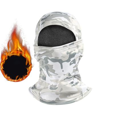 Fleece Ski Mask - Camo Winter Face Mask for Men - Tactical Cold Weather Balaclava for Motorcycle & Cycling