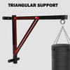 UPWONEA Professional Boxing Sandbag Wall Rack, Wall-Mounted Sandbag Hanger, Indoor Sandbag Hanger, Metal Sandbag Rack with Strong Load-Bearing Capacity, Triangular Support,L view 3