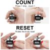 Decymis 2 Pack Clicker Counter, Metal Hand Tally Counter Clicker, 4 Digit Mechanical Palm Click Counter for Counting Numbers, Coaching, Sports Events Count view 2