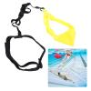 Swim Parachute with, Swimming Training Belt Set for Kids Adults, Improve Power Endurance Fitness Level, Poolside Open Water Land Simulation Equipment (Yellow) view 3
