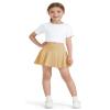 BOOPH 2 Pack Little Girls Athletic Uniform Skorts French Tennis Golf Skirts with Shorts for Toddler Navy/Khaki 8-9 Years view 2