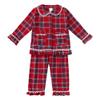 Kids Tales Child Cotton Pajama Sets Christmas Button Down Long Sleeve Shirt + Long Pants 2Pcs Girls Plaid Loungewear view 1