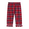 Kids Tales Child Cotton Pajama Sets Christmas Button Down Long Sleeve Shirt + Long Pants 2Pcs Girls Plaid Loungewear view 3