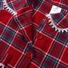 Kids Tales Child Cotton Pajama Sets Christmas Button Down Long Sleeve Shirt + Long Pants 2Pcs Girls Plaid Loungewear view 4