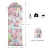 AILONEN Kids Cartoon Axolotl Sleeping Bag for Boys Girls Adults,3 Season Warm & Cool Weather,Lightweight,Waterproof,Funny Axolotl Sleeping Bag for Camping Hiking view 3