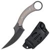OOULORE Fixed Blade Knife, D2 Steel Blade and G10 Handle, Utility Claw EDC Knife for Outdoor Survival Hiking Camping with Kydex Sheath OK1220 (Sand) view 1