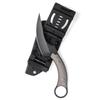 OOULORE Fixed Blade Knife, D2 Steel Blade and G10 Handle, Utility Claw EDC Knife for Outdoor Survival Hiking Camping with Kydex Sheath OK1220 (Sand) view 3