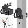 Lifeswell Resistance Band Anchors, Rack Attachment for 3"x3" Power Rack with 1" or 5/8" Hole, Adjustable Multi Point Workout Hook for Strength Training, Fitness, Physical Therapy, 2 Pack view 1