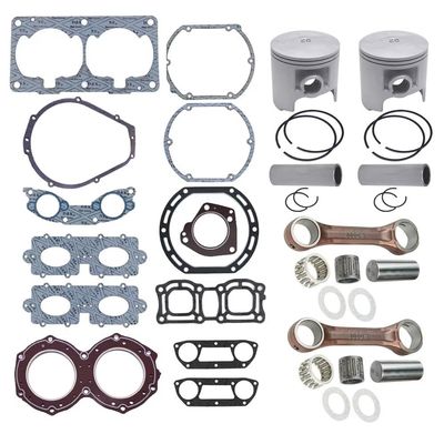 62T-11651 + 62T-11631 + 62T-W0001 Connecting Rod & Piston Kit & Gasket Kit for Yamaha Outboard Motor Waverunner XL VX700 Outboard Engine