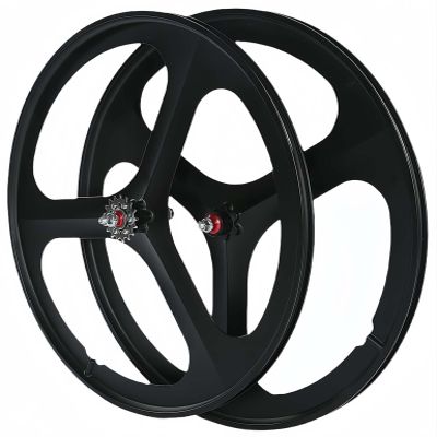 700C (23C-28C) Bike Wheelset, Magnesium-Titanium Alloy Bicycle Wheels,Front Wheel: 3/8X100X145W; Rear Wheel: 3/8X120X165W Bicycle Wheel Set Black,700C*(23C-28C)