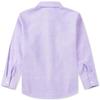 SANGTREE Boys 100% Cotton Oxford Shirt Regular Fit Button Down Collar Shirts Long Sleeve Formal Shirts with Pocket,Purple,12-13Y view 2
