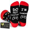 Dealswin Do Not Disturb I'm Gaming Socks, Birthday Gifts for Teen Boys, Valentine's Day Gifts Ideas for Men Him Dad Son Gamer Funny Game Socks view 1