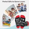 Dealswin Do Not Disturb I'm Gaming Socks, Birthday Gifts for Teen Boys, Valentine's Day Gifts Ideas for Men Him Dad Son Gamer Funny Game Socks view 3