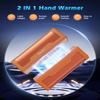 EasyAcc Hand Warmers Rechargeable 2 Pack, 10000mAh Magnetic Hand Warmers, 18Hrs Long Heating, with Camping Hook, Pocket Size, Gifts for Christmas, Camping view 3