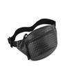 lack woven texture Fanny pack-stylish and durable, essential for daily travel view 2