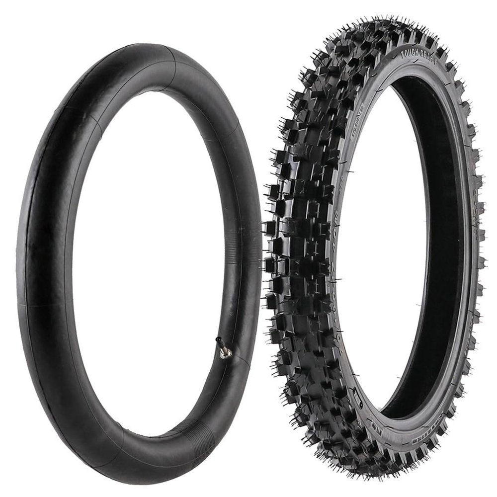 70/100-17 2.50/2.75-17 Dirt Bike Tire and Inner Tube Heavy Duty Fit for Off Road Motorcycle Dirt Pit Bike Motocross TaoTao 125cc 140cc 150 CR80R CRF80F CRF125F CRF150R XR80R YZ80 YZ85 RM80 TTR125