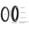 70/100-17 2.50/2.75-17 Dirt Bike Tire and Inner Tube Heavy Duty Fit for Off Road Motorcycle Dirt Pit Bike Motocross TaoTao 125cc 140cc 150 CR80R CRF80F CRF125F CRF150R XR80R YZ80 YZ85 RM80 TTR125 view 3